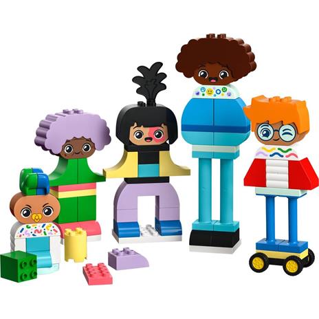 LEGO DUPLO 10423 Persone da Costruire con Grandi Emozioni, Gioco per Bambini 3+ Anni in su con 71 mattoncini e 5 Personaggi - 6