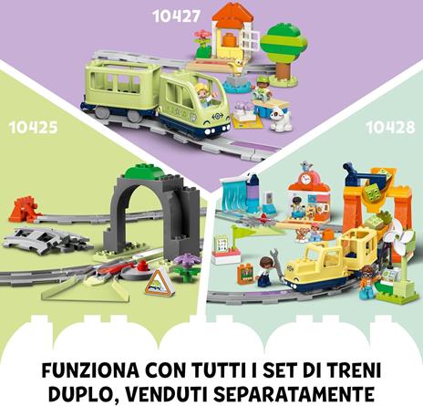 LEGO DUPLO 10426 Pack di Espansione Ponte e Binari Ferroviari, Giochi Didattici per Bambini 2+, Elementi per Treno Giocattolo - 6