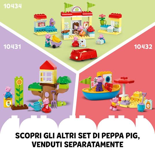 LEGO DUPLO 10433 La Casa del Compleanno di Peppa Pig, Giochi Creativi per Bambini 2+ Anni con 3 Personaggi, Playset Educativo - 6