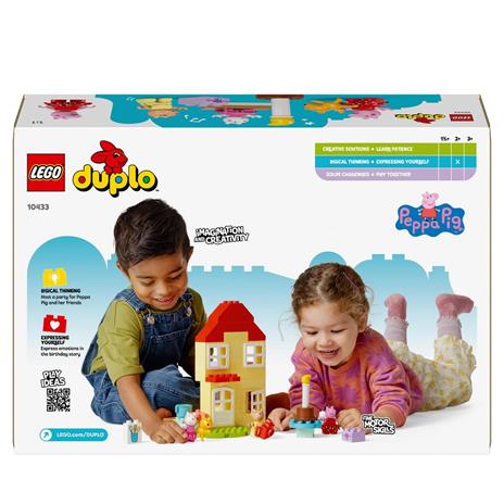 LEGO DUPLO 10433 La Casa del Compleanno di Peppa Pig, Giochi Creativi per Bambini 2+ Anni con 3 Personaggi, Playset Educativo - 8