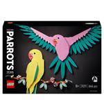 LEGO Art 31211 Collezione Animali – Pappagalli Ara, Decorazione da Parete per Casa, Idea Regalo per Adulti o per Anniversario