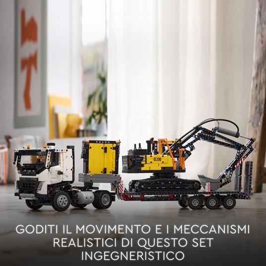LEGO Technic 42175 Autocarro Volvo FMX ed Escavatore Elettrico EC230, Veicoli Giocattolo da Costruire, Regalo per Bambini 10+ - 7