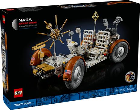 LEGO Technic 42182 Rover Lunare NASA Apollo - LRV, Modellino da Collezione per Adulti, Idea Regalo Lui, Lei, Marito e Moglie - 5