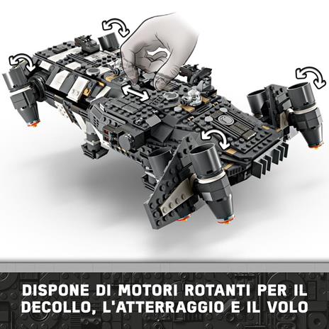 LEGO Star Wars 75374 Onyx Cinder, Astronave Giocattolo dalla Serie TV Skeleton Crew, Giochi per Bambini 10+ con 5 Minifigure - 3