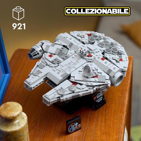 LEGO Star Wars 75375 Millennium Falcon Modellino da Costruire di Astronave per Adulti Idee Regalo Lui Lei Marito o Moglie - 3