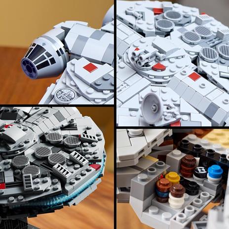 LEGO Star Wars 75375 Millennium Falcon Modellino da Costruire di Astronave per Adulti Idee Regalo Lui Lei Marito o Moglie - 5