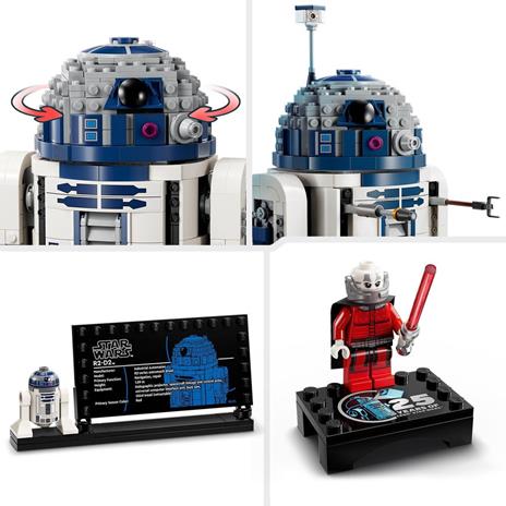 LEGO Star Wars 75379 R2-D2, Modellino da Costruire di Droide con Parti Mobili e Accessori, Giochi Bambini 10+ con Minifigure - 5