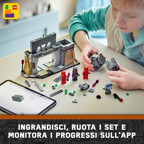 LEGO Star Wars 75386 Battaglia tra Paz Vizsla e Moff Gideon, Giochi d'Avventura per Bambini 7+ da Collezione con 4 Minifigure - 7