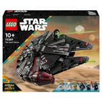 LEGO Star Wars 75389 Dark Falcon, Astronave Giocattolo da Costruire, Versione Oscura del Millennium Falcon, Giochi Bambini 10+