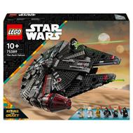 LEGO Star Wars 75389 Dark Falcon, Astronave Giocattolo da Costruire, Versione Oscura del Millennium Falcon, Giochi Bambini 10+
