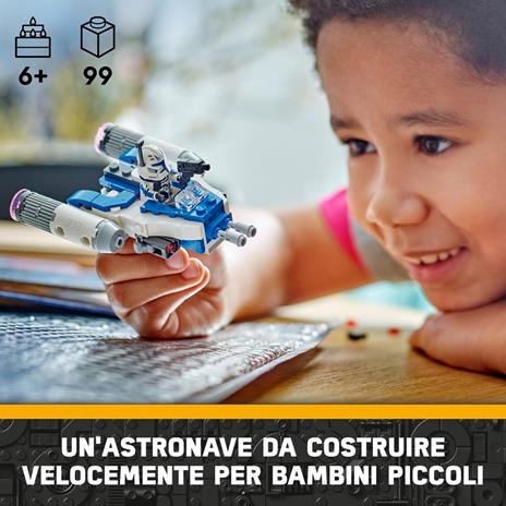 LEGO Star Wars 75391 Microfighter Y-wing di Captain Rex, Astronave Giocattolo da Collezione, Giochi Bambini 6+, Piccolo Regalo - 2