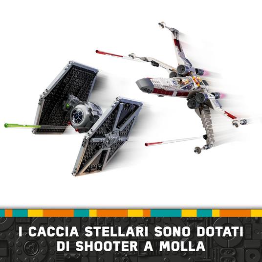LEGO Star Wars 75393 Mash-up TIE Fighter e X-Wing, Modellini da Costruire di Astronavi Giocattolo, Giochi Creativi Bambini 9+ - 5
