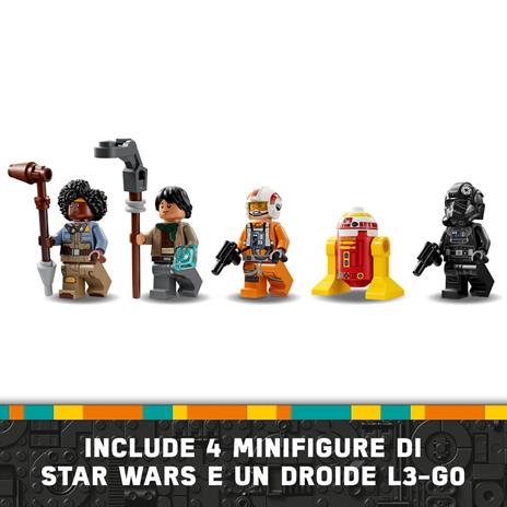 LEGO Star Wars 75393 Mash-up TIE Fighter e X-Wing, Modellini da Costruire di Astronavi Giocattolo, Giochi Creativi Bambini 9+ - 6