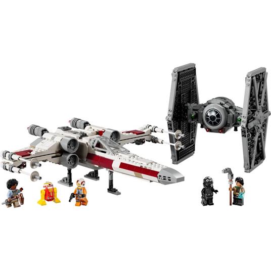 LEGO Star Wars 75393 Mash-up TIE Fighter e X-Wing, Modellini da Costruire di Astronavi Giocattolo, Giochi Creativi Bambini 9+ - 8