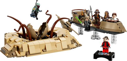 LEGO Star Wars 75396 Skiff del Deserto e Fossa del Sarlacc, Astronave Giocattolo e Mostro da Costruire, Giochi per Bambini 9+ - 2