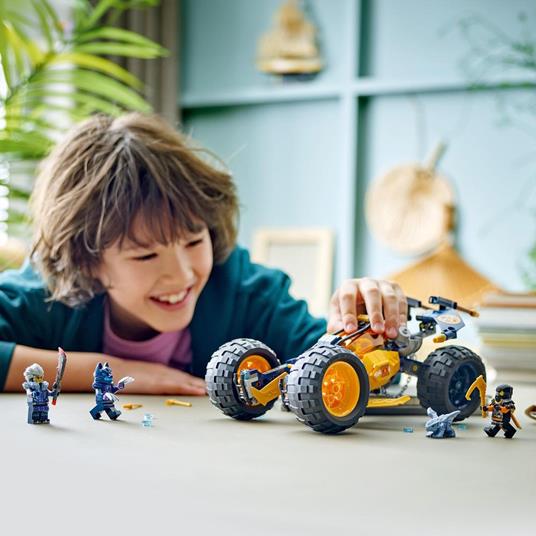 LEGO NINJAGO 71811 Buggy Fuoristrada Ninja di Arin, Giochi per Bambini 7+ Anni, Macchina Giocattolo con Drago e 4 Minifigure - 2