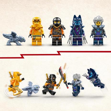 LEGO NINJAGO 71811 Buggy Fuoristrada Ninja di Arin, Giochi per Bambini 7+ Anni, Macchina Giocattolo con Drago e 4 Minifigure - 5