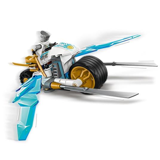LEGO NINJAGO 71816 Moto di Ghiaccio di Zane, Veicolo Giocattolo da Costruire con 1 Minifigure, Gioco d'Azione per Bambini 7+ - 4
