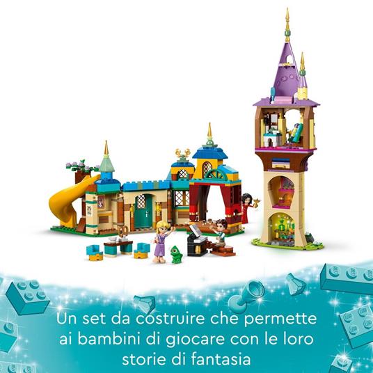 LEGO Disney Princess 43241 La Torre di Rapunzel e lo Snuggly Duckling Giochi da Principesse per Bambini 6+ con Mini Bamboline - 3