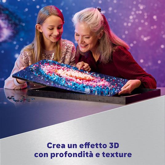 LEGO Art Via Lattea, Kit di Modellismo per Adulti di Arte da Parete con Galassia da Costruire, Decorazione per Casa 31212 - 3