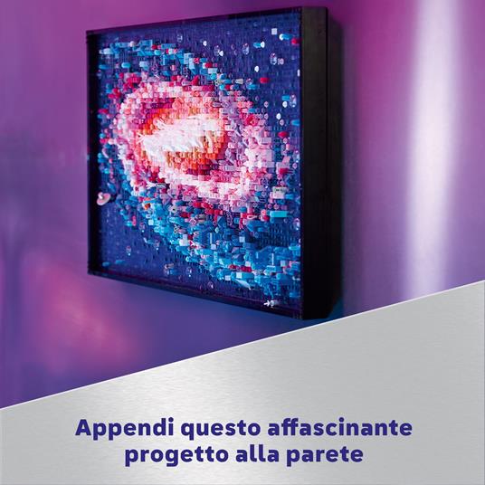LEGO Art Via Lattea, Kit di Modellismo per Adulti di Arte da Parete con Galassia da Costruire, Decorazione per Casa 31212 - 5