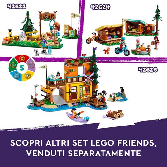 LEGO Friends 42631 La Casa sull'Albero al Campo Avventure, Gioco per Bambini 8+ con 5 Mini Bamboline e 5 Animali Giocattolo - 7