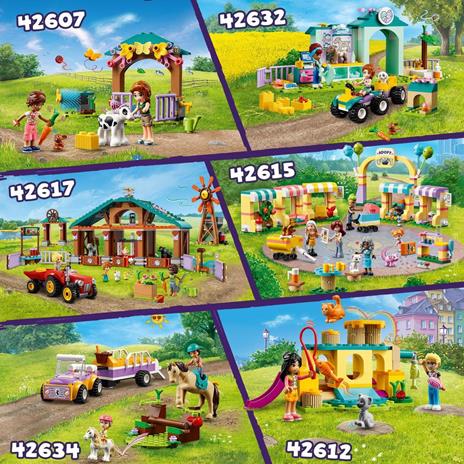LEGO Friends 42632 La Clinica Veterinaria degli Animali della Fattoria Giochi Bambini 4+ con Personaggi e Trattore Giocattolo - 6