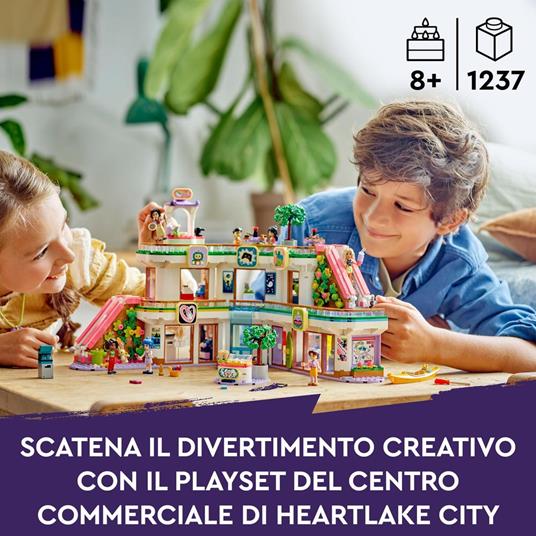 LEGO Friends 42604 Centro Commerciale di Heartlake City, Giochi per Bambini  di 8+ Anni per lo Sviluppo delle Abilità Sociali - LEGO - LEGO Friends -  Edifici e architettura - Giocattoli
