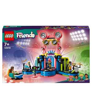 Giocattolo LEGO Friends 42616 Il Talent Show di Heartlake City, Giochi Musicali per Bambini 7+ con 4 Mini Bamboline e Palco Giocattolo LEGO