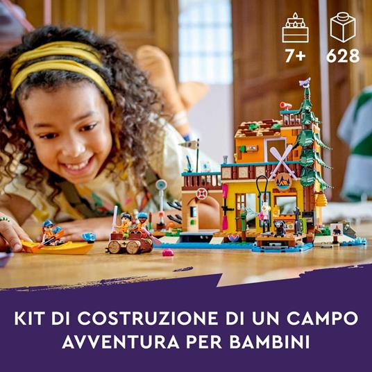 LEGO Friends 42626 Campo Avventura - Sport Acquatici, Giochi di Educativi per Bambini 7+ Anni con Molo e Campeggio Giocattolo - 2