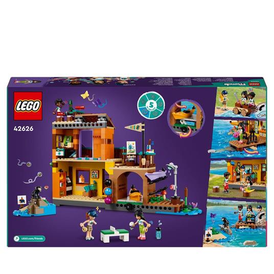 LEGO Friends 42626 Campo Avventura - Sport Acquatici, Giochi di Educativi per Bambini 7+ Anni con Molo e Campeggio Giocattolo - 10