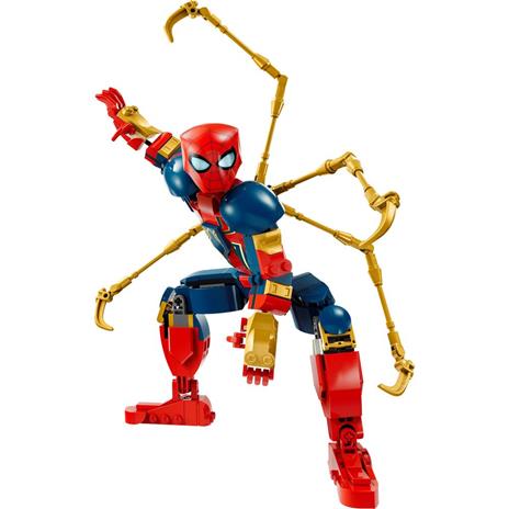 LEGO Marvel 76298 Personaggio Costruibile di Iron Spider-Man, Gioco per Bambini 8+, Supereroe Snodabile con 4 Braccia Extra - 7