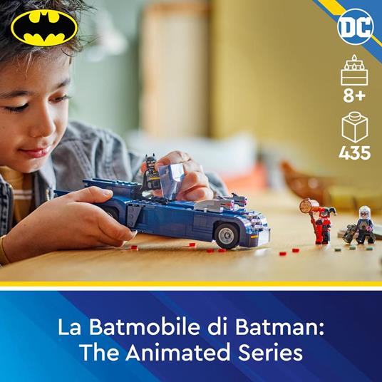 LEGO DC 76274 Batman con Batmobile vs. Harley Quinn e Mr. Freeze, Macchina Giocattolo del Supereroe, Gioco per Bambini 8+ - 2