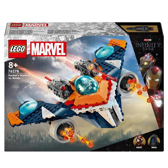 LEGO Marvel 76278 Warbird di Rocket vs. Ronan, Astronave Giocattolo per  Bambini di 8+ Anni, Regalo Guardiani della Galassia - LEGO - Marvel - TV &  Movies - Giocattoli