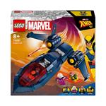 LEGO Marvel 76281 X-Jet di X-Men, Aereo Giocattolo per Bambini di 8+ Anni, Modellino da Costruire con Minifigure di Supereroi