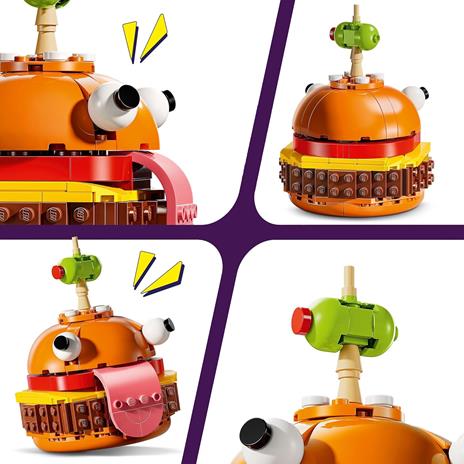 LEGO Fortnite 77070 Durrr Burger, Action Figure dell'Hamburger Giocattolo del Videogioco, Giochi per Bambini 9+ da Collezione - 3