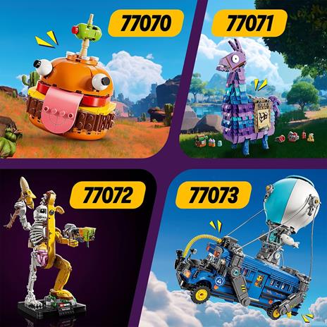 LEGO Fortnite 77070 Durrr Burger, Action Figure dell'Hamburger Giocattolo del Videogioco, Giochi per Bambini 9+ da Collezione - 4