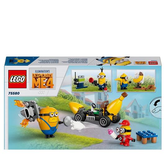 LEGO Cattivissimo Me 75580 I Minions e lAuto Banana, Macchina Giocattolo da Costruire, Giochi per Bambini 6+, Idea Regalo - 10