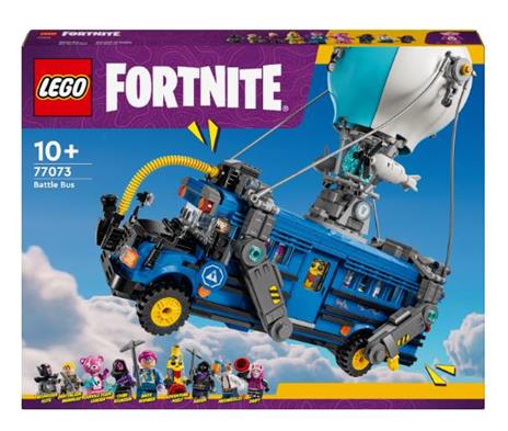 LEGO Fortnite 77073 Bus della Battaglia, Autobus Giocattolo da Costruire con 10 Personaggi, Giochi Bambini 10+ da Collezione