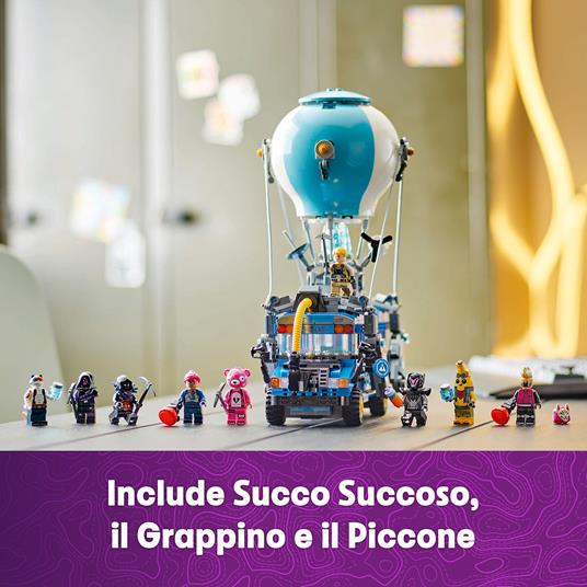 LEGO Fortnite 77073 Bus della Battaglia, Autobus Giocattolo da Costruire con 10 Personaggi, Giochi Bambini 10+ da Collezione - 4
