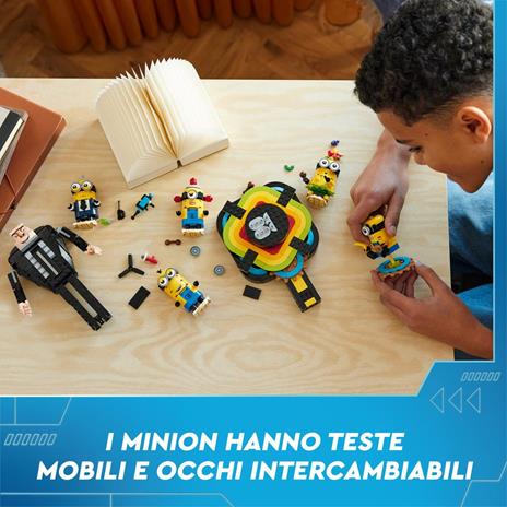 LEGO Cattivissimo Me 75582 Gru e Minions in Mattoncini, Set dal Filmcon Personaggi da Costruire, Giochi per Bambini 9+ - 4
