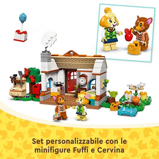 LEGO Animal Crossing 77049 Benvenuta, Fuffi! Casa Giocattolo da Costruire, Giochi Creativi per Bambini 6+ con 2 Personaggi - 3