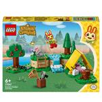 LEGO Animal Crossing 77047 Bonny in Campeggio Giochi Creativi per Bambini 6+ con Coniglietto Giocattolo e Tenda da Costruire
