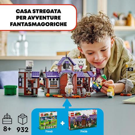 LEGO Super Mario 71436 Villa Stregata di Re Boo, Casa Giocattolo con Personaggi Nintendo da collezione, Giochi per Bambini 8+ - 2