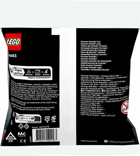 LEGO 30683 Speed Champions Monoposto McLaren Formula 1 - 3