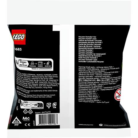 LEGO 30683 Speed Champions Monoposto McLaren Formula 1 - 7