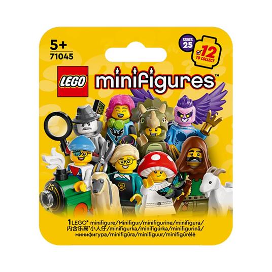 LEGO 71045 Minifigures Serie 25, Personaggi da Collezione, Idea Regalo per  Bambini 5+ Anni, Scatola con 1 di 12 Figure a Caso - LEGO - Minifigures -  Generici - Giocattoli