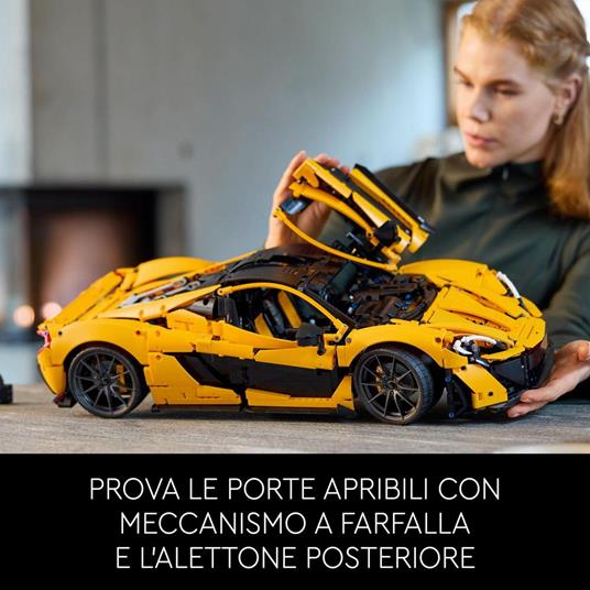 LEGO Technic 42172 McLaren P1 Modellino di Auto Sportiva da Costruire, Hobby Creativo per Adulti, Regalo per Uomo o Donna - 4