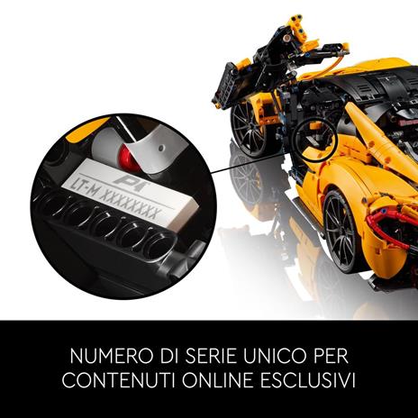 LEGO Technic 42172 McLaren P1 Modellino di Auto Sportiva da Costruire, Hobby Creativo per Adulti, Regalo per Uomo o Donna - 5