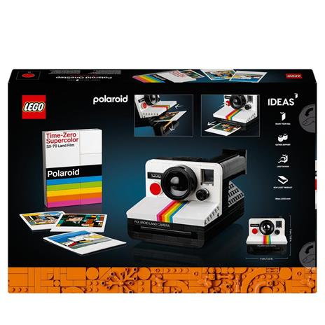 LEGO Ideas Fotocamera Polaroid OneStep SX-70 21345 Modellismo da Costruire per Adulti, Regali Creativi, Oggetti da Collezione - 8
